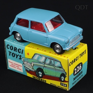 Corgi toys 226 morris mini minor ff868 front