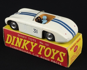 Dinky toys 133 cunningham road racer ff879 back