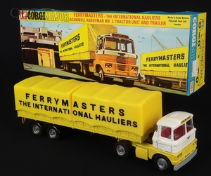 Corgi toys 1147 ferrymasters scammell tractor unit trailer ff897 front