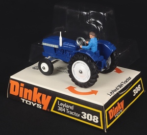 Dinky toys 308 leyland tractor ff912 back