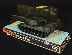Dinky toys 692 leopard tank ff903 back