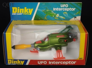 Dinky toys 351 ufo interceptor ff953 front