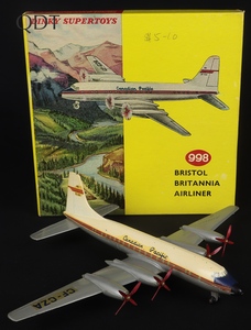 Dinky supertoys 998 bristol britannia airline ff954 front