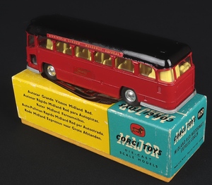 Corgi toys 1120 midland red motorway express coach ff960 back