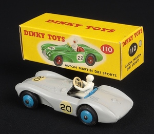 Dinky toys 110 aston martin db3 sports ff978 back