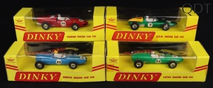 Dinky racing cars lotus brm cooper ferrari ff983 front