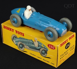 Dinky toys 230 talbot lago racing car ff992 front