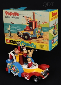 Corgi toys 802 popeye paddle wagon ff998 front