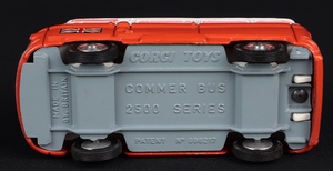 Corgi toys 508 holiday camp special commer bus ff999 base
