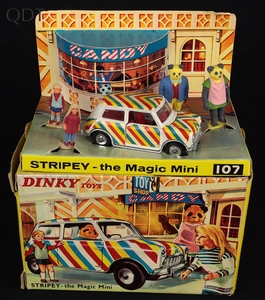 Dinky toys 107 a stripey magic mini candy gg26 front