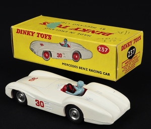 Dinky toys 237 mercedes racing car gg53 back