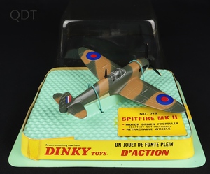 Dinky toys 719 spitfire mk ii gg54 front