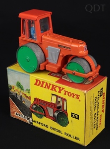 Dinky toys 279 aveling barford diesel roller gg55 front