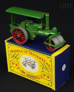 Matchbox models yesteryear 11 aveling porter steam roller gg61 front