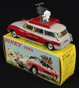 French dinky toys 1404 citroen estate car radio luxembourg gg96 back