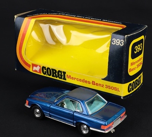 Corgi toys 393 mercedes 350sl gg141 back