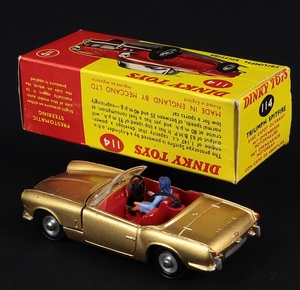 Dinky toys 114 triumph spitfire gg158 back