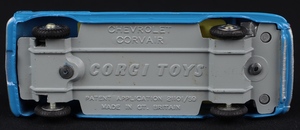 Corgi toys 229 chevrolet corvair gg198 base
