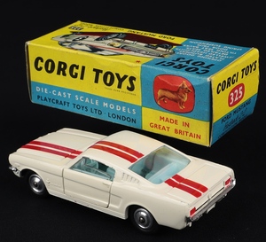 Corgi toys 325 ford mustang fastback competition model cc447 back