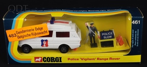 Corgi toys 483 police vigilant range rover belgian gg236 front
