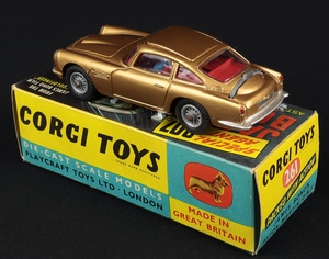 Corgi toys 261 james bond aston toffee gg246 back