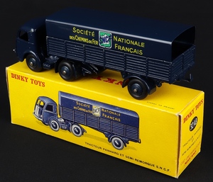 French dinky 32ab sncf panhard articulated lorry gg256 back