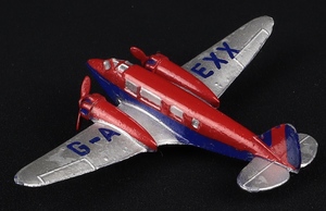 Dinky toys 62k king's aeroplane gg270 back