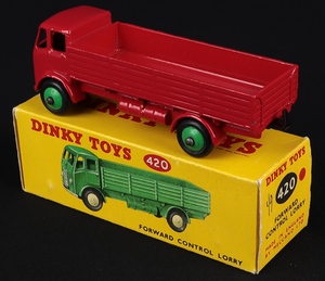 Dinky toys 420 forward control lorry gg272 back