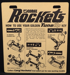 Corgi rockets a 907 cadillac eldorado gg292 back