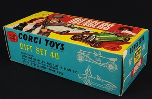 Corgi toys gift set 40 avengers gg311 box 1
