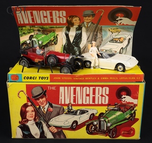 Corgi toys gift set 40 avengers gg311 front