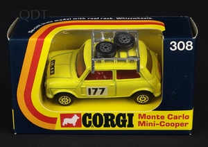 Corgi toys 308 monte carlo mini cooper gg326 front