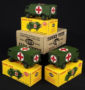 Trade box dinky toys 626 military ambulance gg335 back