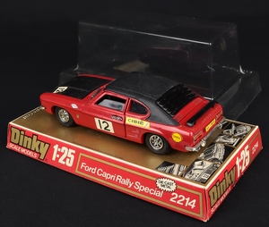 Dinky toys 2214 ford capri rally special gg367 back