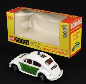 Corgi toys 373 volkswagen police car  polizei gg369 back