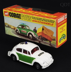 Corgi toys 373 volkswagen police car  polizei gg369 front