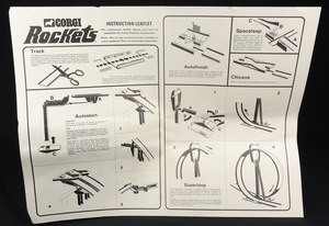 Corgi rockets 1925 action speedset gg415 leaflet