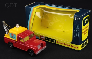 Corgi toys 477 breakdown truck gg423 front