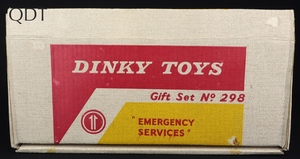 Dinky toys gift set 298 emergency services gg425 front