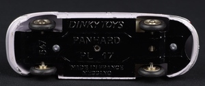 French dinky toys 547 panhard gg433 base
