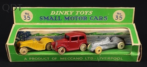 Dinky set 35 small motor cars set gg437 front