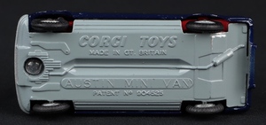 Corgi toys 448 bmc mini police van tracker dog gg443 base