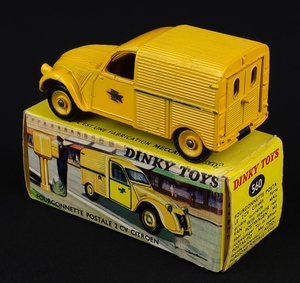 French dinky toys 560 citroen 2cv postal van gg469 back