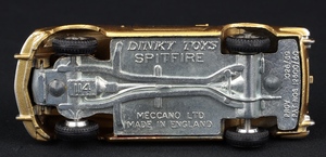 Dinky toys 111 triumph spitfire gg480 base