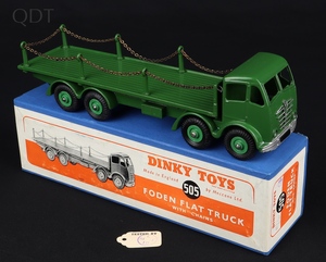 Dinky toys 505 foden flat truck chains gg484 front