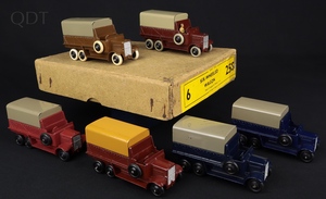 Trade box dinky toys 25s six wheeled wagon gg487 front