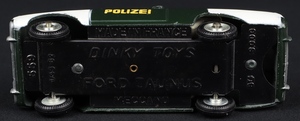 French dinky toys 551 taunus polizei gg502 base