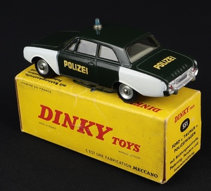 French dinky toys 551 taunus polizei gg502 back