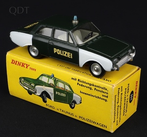 French dinky toys 551 taunus polizei gg502 front