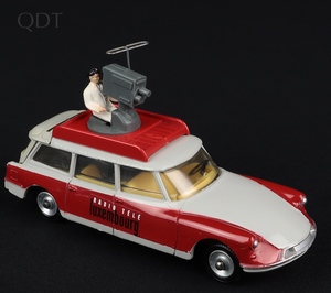 French dinky 1404 citroen radio tele luxembourg rtl gg533 front